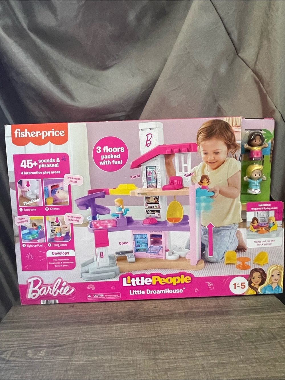 Fisher-Price Little People Barbie Little DreamHouse Playset - NEW IN BOX NIB